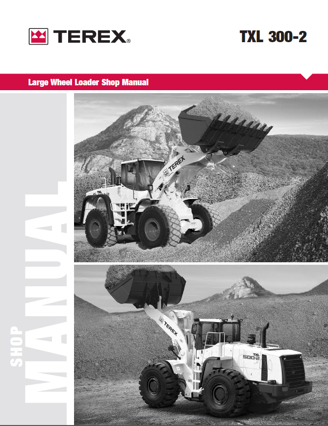 Terex TXL 300-2 Large Wheel Loader Shop Manual PDF